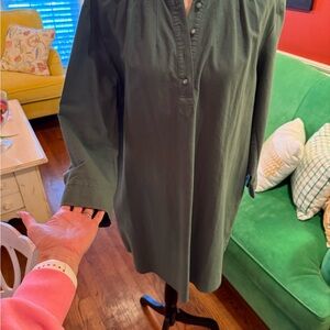 Pomander Place Green Long Sleeve Dress